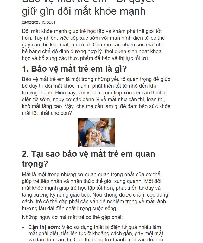Content dài chưa chắc hiệu quả, bố cục, nội dung quan trọng hơn