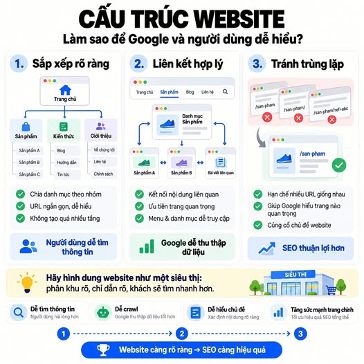 cấu trúc Website
